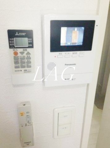 セキュリティ　モニター付きインターフォンです。