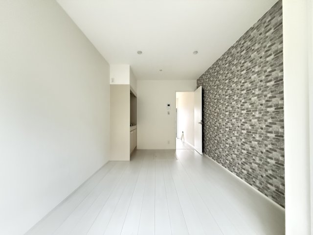 居室・リビング　壁がおしゃれなお部屋です！