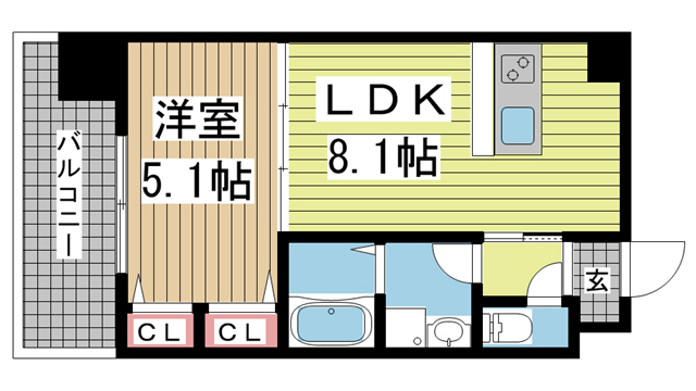 グランメール岡本の間取り写真