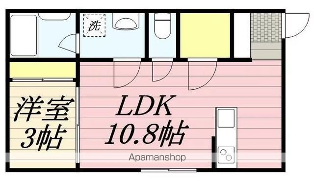 甘木鉄道 甘木駅 徒歩10分 2階建 築2年の間取り写真