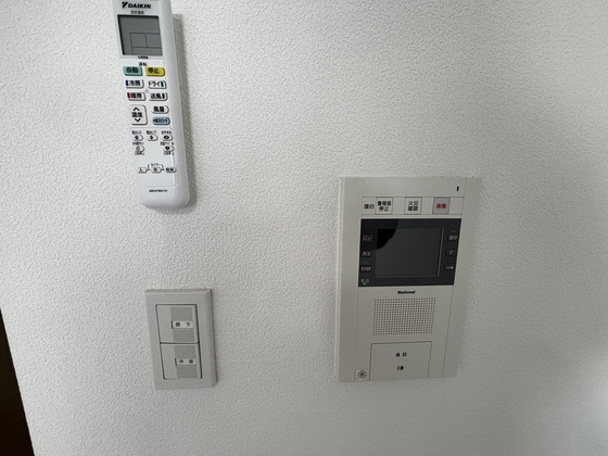 セキュリティ　※別部屋の写真です