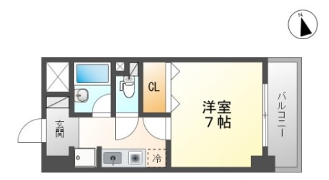 マローン新福の間取り写真