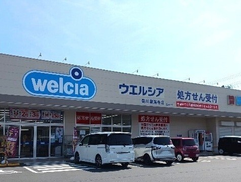 ドラックストア　ウエルシア菊川潮海寺店（ドラッグストア）まで156m