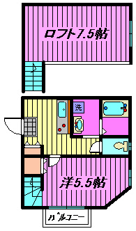 Duo Court 鳩ヶ谷緑町の間取り写真