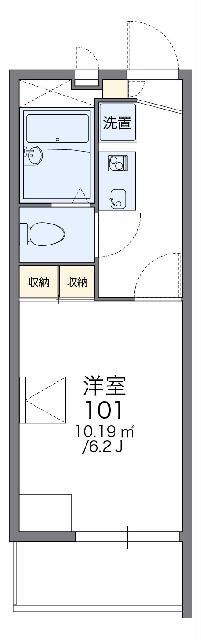 京王線 高幡不動駅 徒歩6分 3階建 築23年の間取り写真