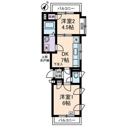 コラゾンの間取り写真