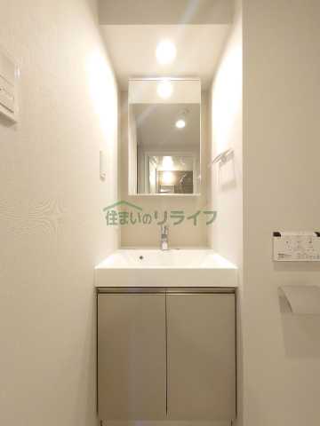 洗面設備　クロスレジデンス神田神保町（間取り一緒の別部屋）