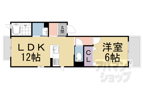ホテリッチ京都駅北の間取り写真