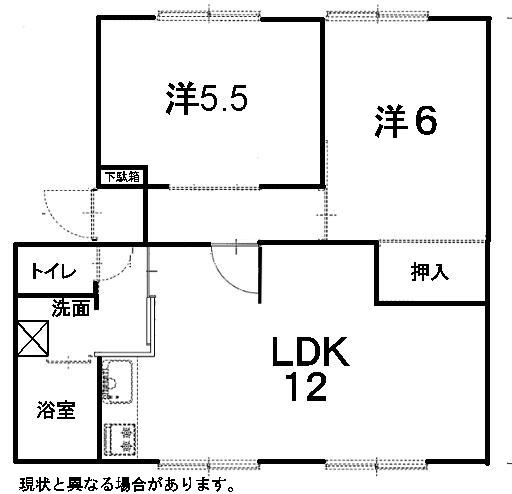 ウィンディア小林Aの間取り