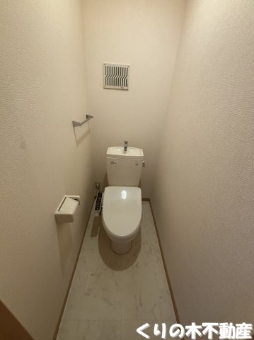 トイレ　ゆったりとした空間のトイレです