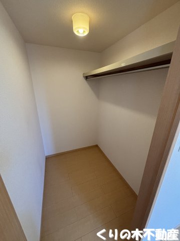 収納　たっぷりとした収納スペースです