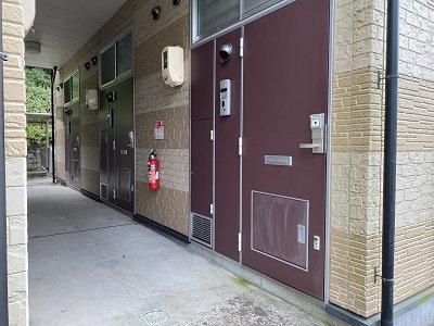 セキュリティ　写真は別号室のものです。