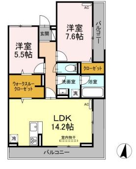 D-residence西町の間取り