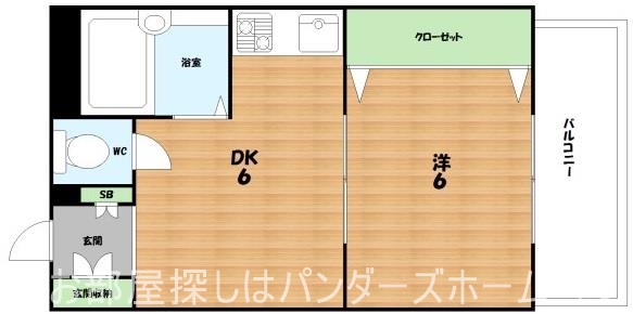 有馬パレス楠葉の間取り