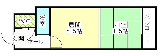 和楽マンションの間取り