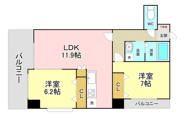 フェルト５１５の間取り