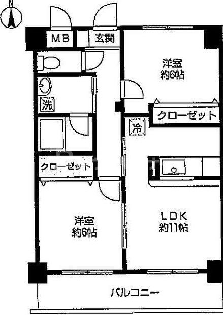 クレーテIII篠崎の間取り