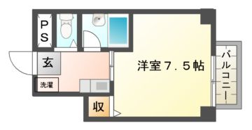 宇治市槇島町のマンションの間取り