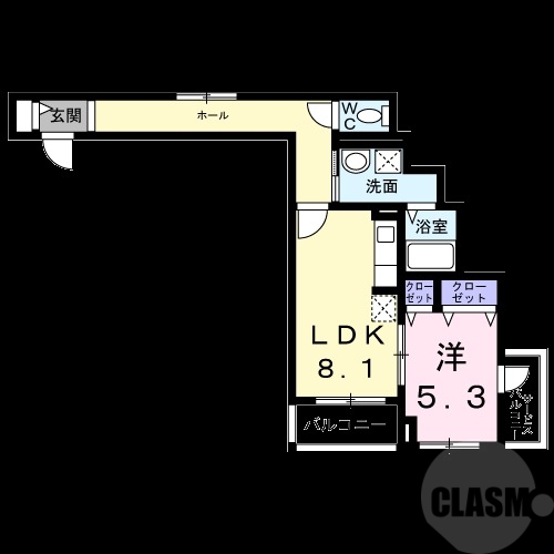 エスポアール上山手の間取り