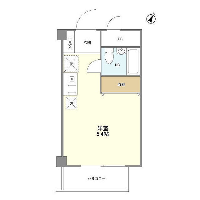 クレール若林の間取り