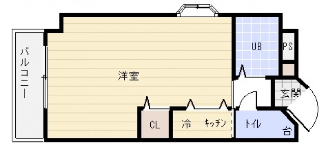 広島市中区舟入川口町のマンションの間取り