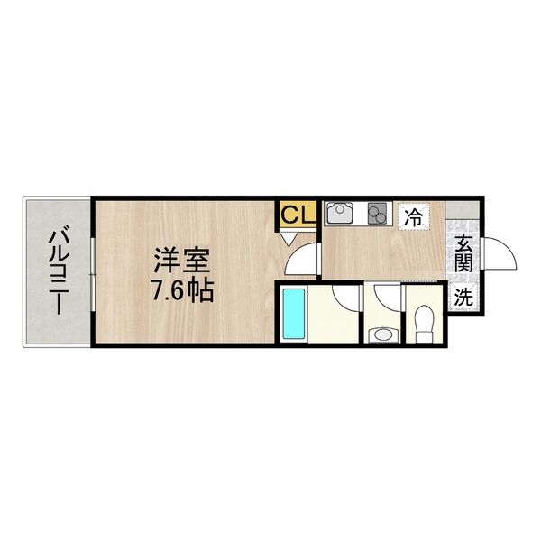 名古屋市中村区鳥居通のマンションの間取り