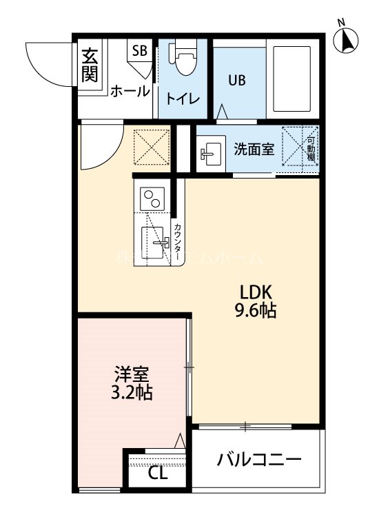 CRASTINE上飯田東町4丁目の間取り