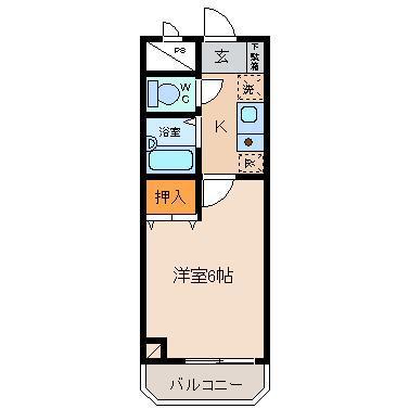 メゾン安野屋の間取り