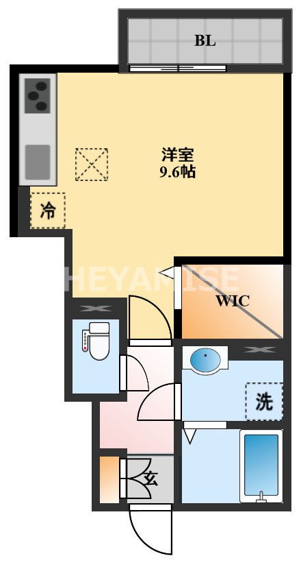 ウィットPSIの間取り