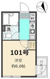 鎌倉市由比ガ浜のマンションの間取り