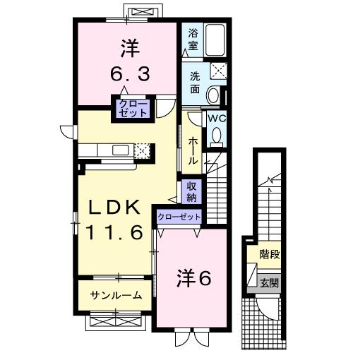 アクティブリーフIVの間取り