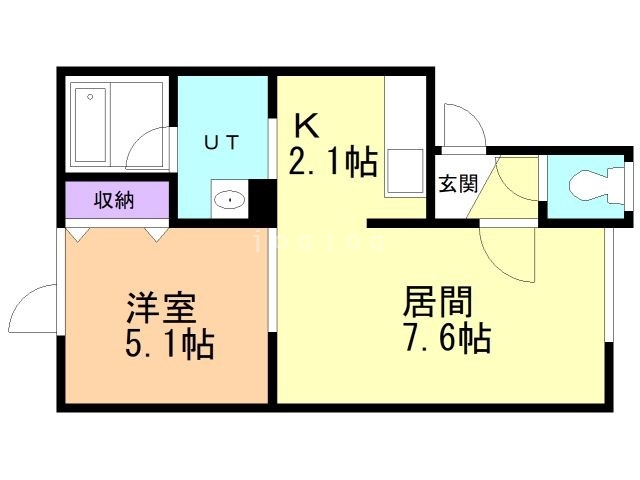 モンレーヴ篠路の間取り