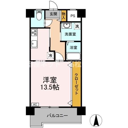 マンション ベアーズクラブの間取り