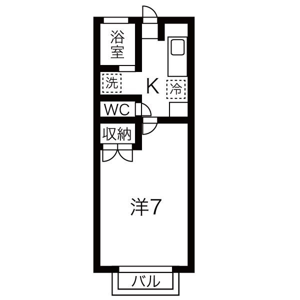 ラ・フロール福住の間取り