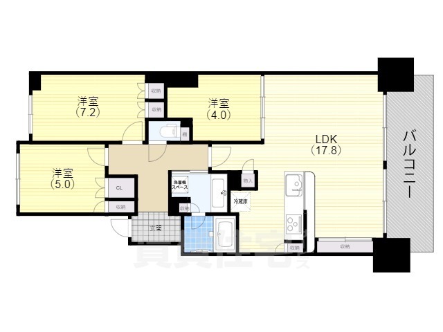 須磨コーストタワーの間取り