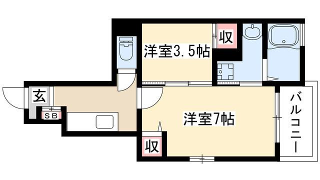 クオーレIの間取り