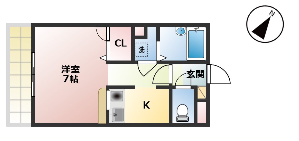 【グリーンカームの間取り】