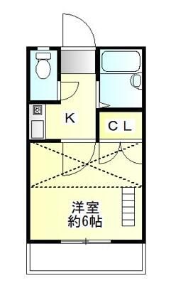 春日部市豊町のアパートの間取り