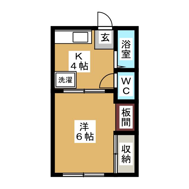 グリーンハイツ第１の間取り