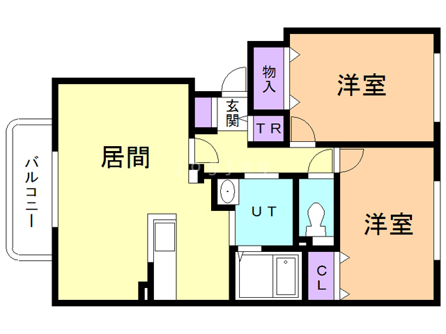 カーム　フレーシュの間取り