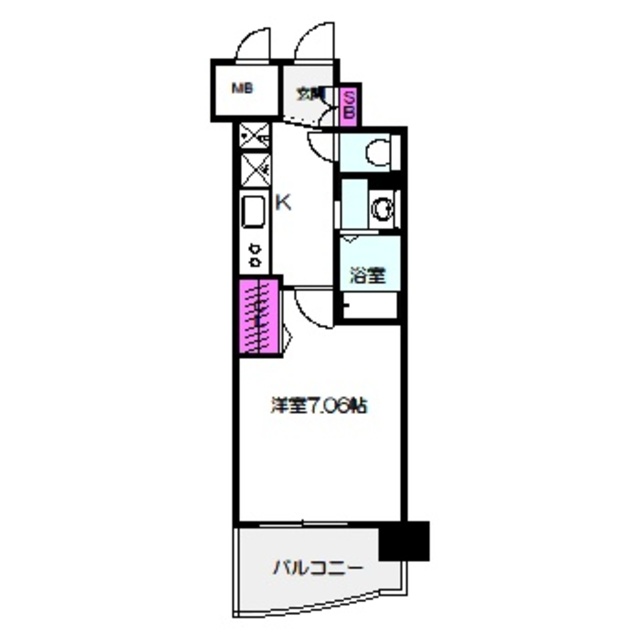 【Luxe大阪城南の間取り】