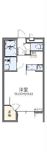 レオパレス雲出川の間取り