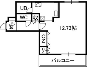 ＭＯＤＵＬＯＲ南円山の間取り