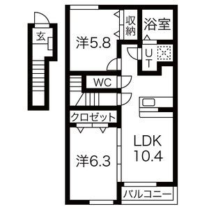 La Vita Brillanteの間取り