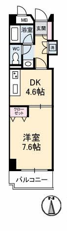 メゾン・ド・ナリヤ　Ｂ棟の間取り