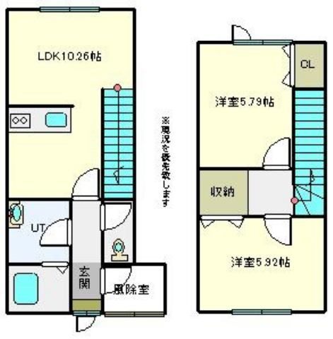 ワールドステージＢの間取り