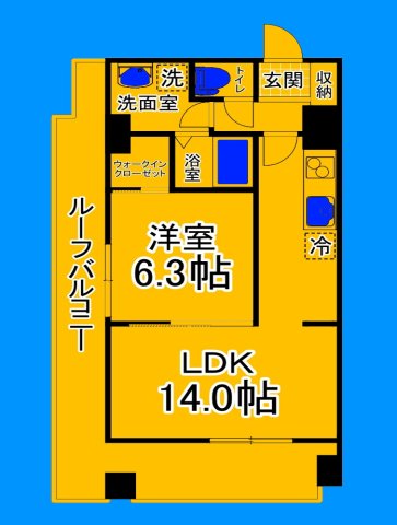 堺市堺区戎之町東のマンションの間取り