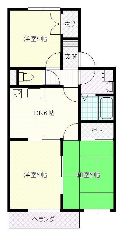 ヴァンベール　Ａ棟の間取り