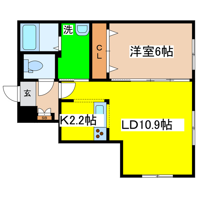 アビタＫの間取り