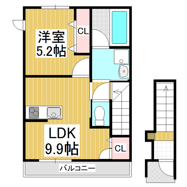 ラッキーリバーの間取り